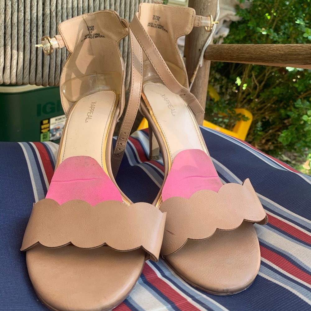 Beige/Tan High Heels